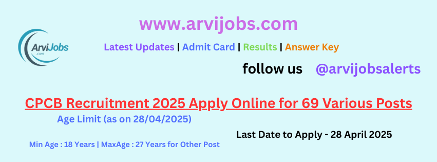 CPCB Recruitment 2025